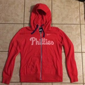 Nike Phillies Size Large Zip up Hoodie ⚾️
